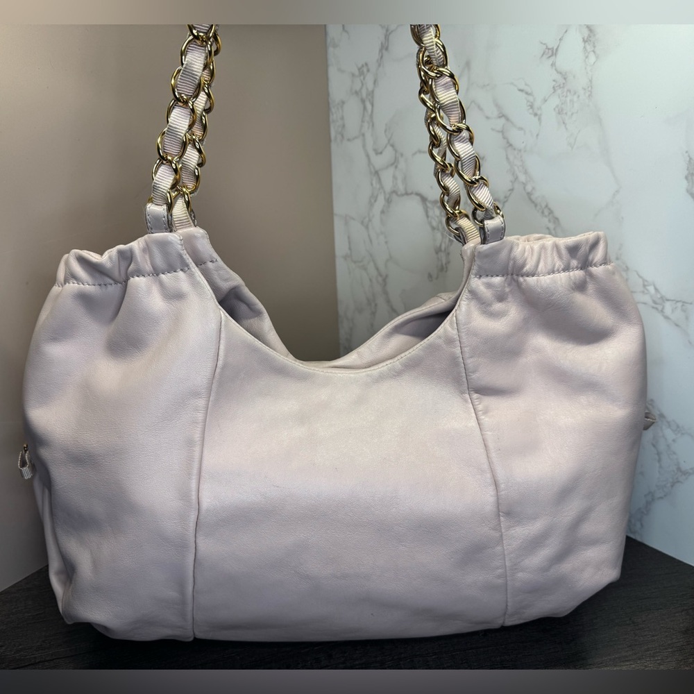 Salvatore Ferragamo Vara Bow Pink Calfskin Leather Shoulder/Hobo Bag